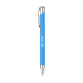 Ebony Soft Touch pen, light blue