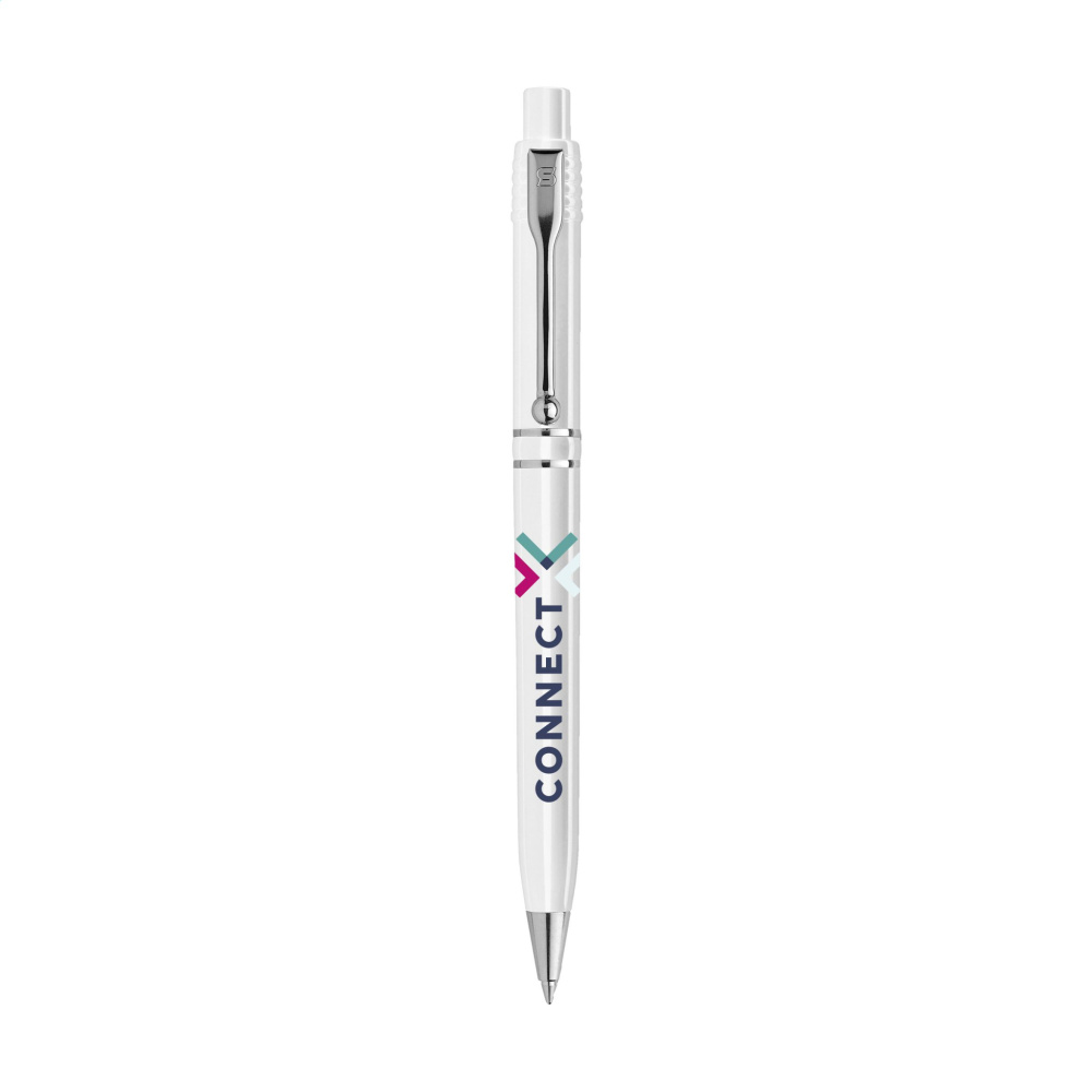 Logo trade promotional products image of: Stilolinea Raja Chrome Recycled pen