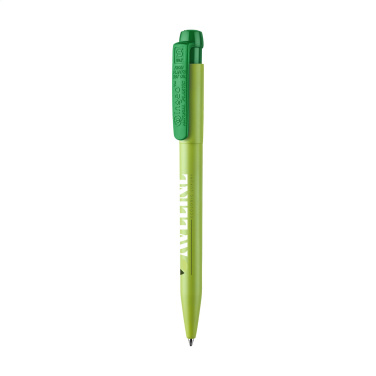 Logo trade business gifts image of: Stilolinea Ingeo Pen Green Office