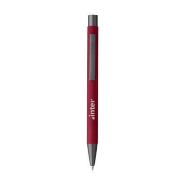 Logo trade corporate gift photo of: Brady Soft Touch Recycled Alu pens