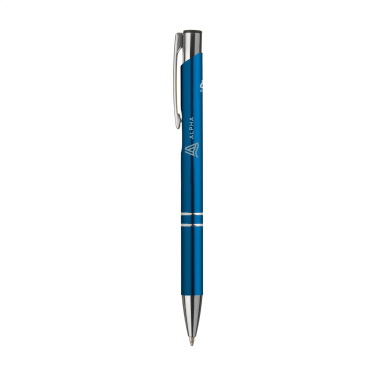 Logotrade promotional product image of: Ebony Recycled Alu pens