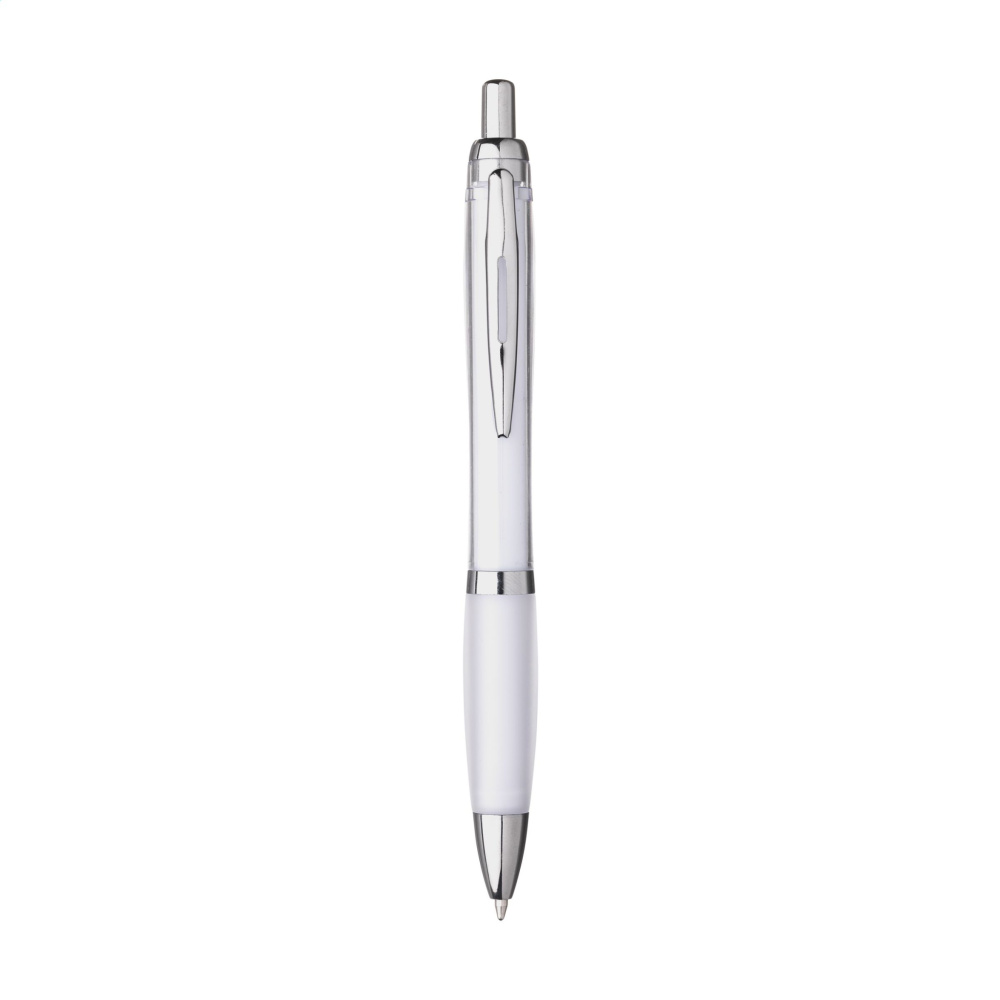 Logo trade corporate gift photo of: Athos Solid GRS Recycled ABS pen