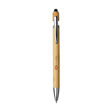 Logo trade corporate gift photo of: Luca Touch Bamboo stylus pen