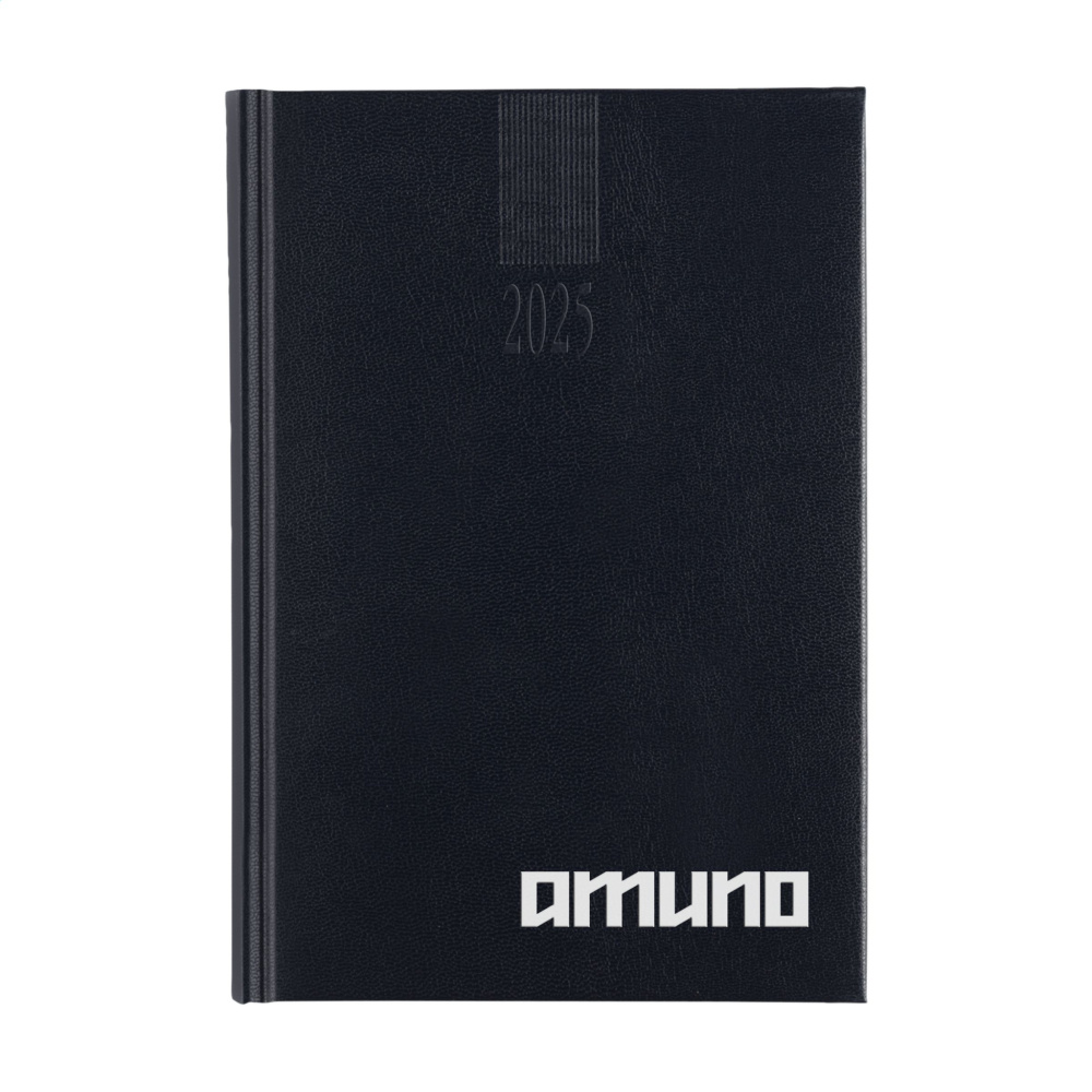 Logo trade promotional giveaways image of: Eurodirect Balacron diary A5 4-languages