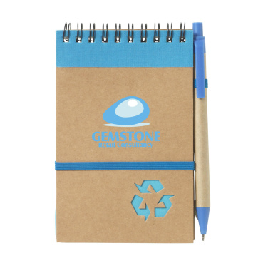 Logo trade business gifts image of: RecycleNote-M Paper notebook