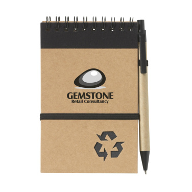 Logo trade promotional products picture of: RecycleNote-M Paper notebook