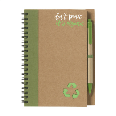 Logotrade promotional gift picture of: Recycle Note-L Paper notebook