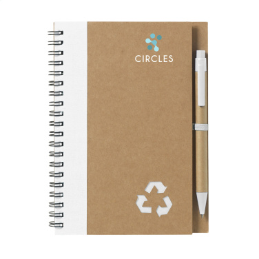 Logotrade promotional giveaways photo of: Recycle Note-L Paper notebook