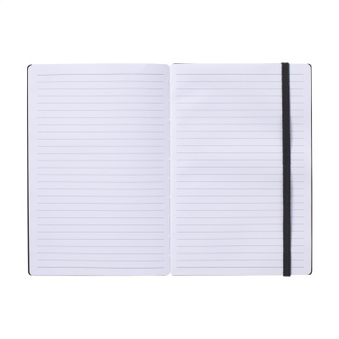 Logotrade advertising product image of: Bamboo Journal Naked Spine Paper Notebook Black A5