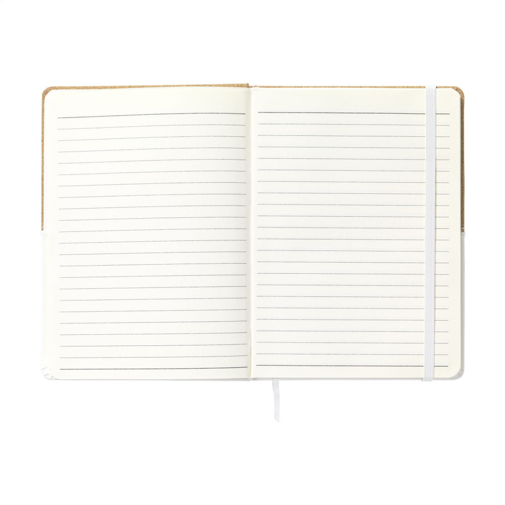 Logo trade promotional giveaways image of: Journal Cork Paper Notebook