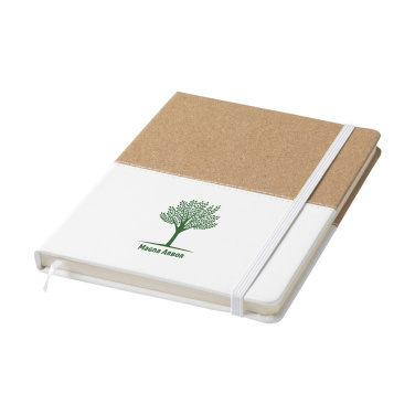 Logo trade promotional gifts image of: Journal Cork Paper Notebook