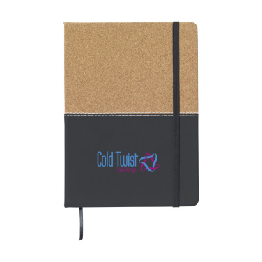 Logo trade promotional product photo of: Journal Cork Paper Notebook