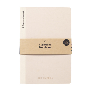 Logo trade promotional products picture of: Sugarcane Paper Notebook A5