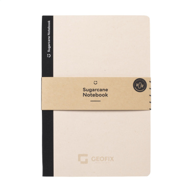 Logo trade promotional gifts image of: Sugarcane Paper Notebook A5