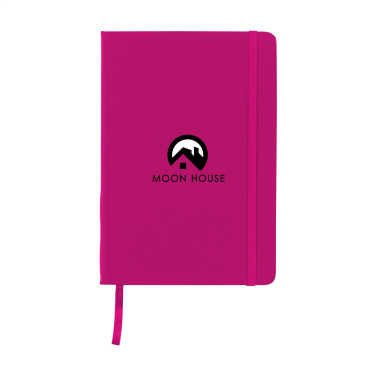 Logo trade corporate gift photo of: BudgetNote A5 Blanc Paper notebook