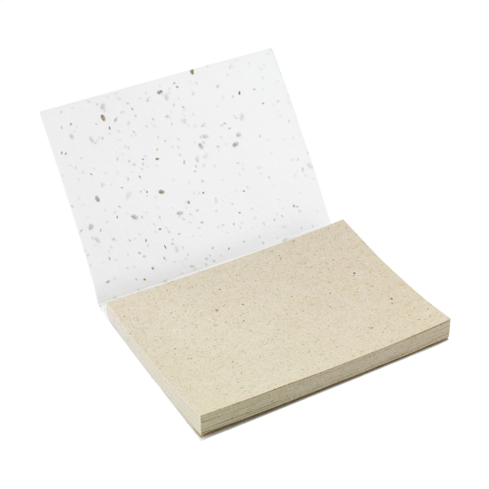 Logo trade promotional products image of: Seed Paper Sticky Notes memo pad