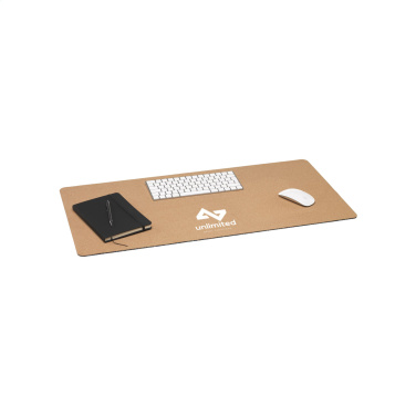 Logo trade promotional merchandise image of: Faro Cork Deskpad