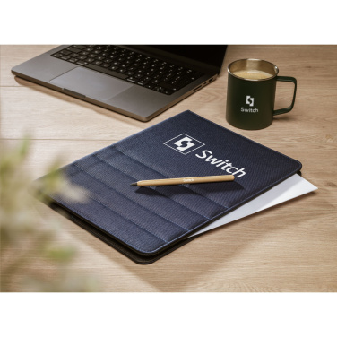 Logo trade promotional giveaway photo of: Quincy Portfolio RPET A4 document folder