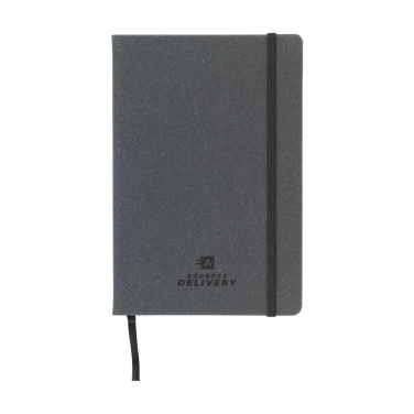 Logotrade promotional item picture of: Montana Recycled Leather Paper Notebook A5