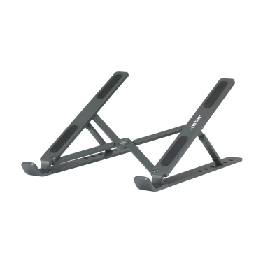 Logo trade business gift photo of: Standby GRS Recycled Alu Laptop Stand