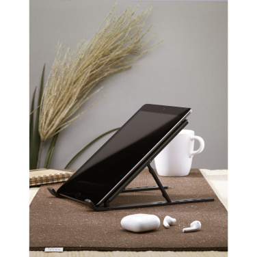 Logo trade promotional merchandise picture of: Standby GRS Recycled Alu Laptop Stand