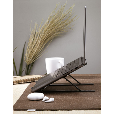 Logo trade promotional merchandise image of: Standby GRS Recycled Alu Laptop Stand