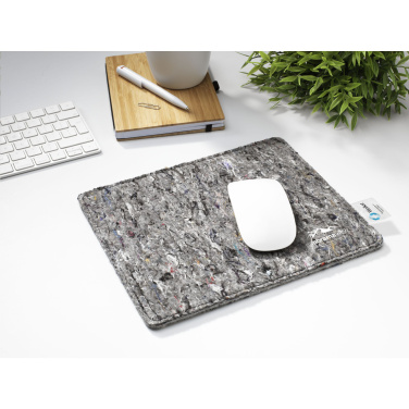 Logo trade promotional gifts picture of: Wolkat Tangier Recycled Textile Mousepad