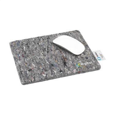 Logo trade promotional giveaways picture of: Wolkat Tangier Recycled Textile Mousepad