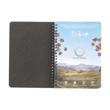 Logotrade promotional items photo of: Coffee Paper Notebook Wire-O A5