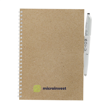 Logo trade corporate gifts image of: MOYU Erasable Stone Paper Notebook CraftCover 18 pages