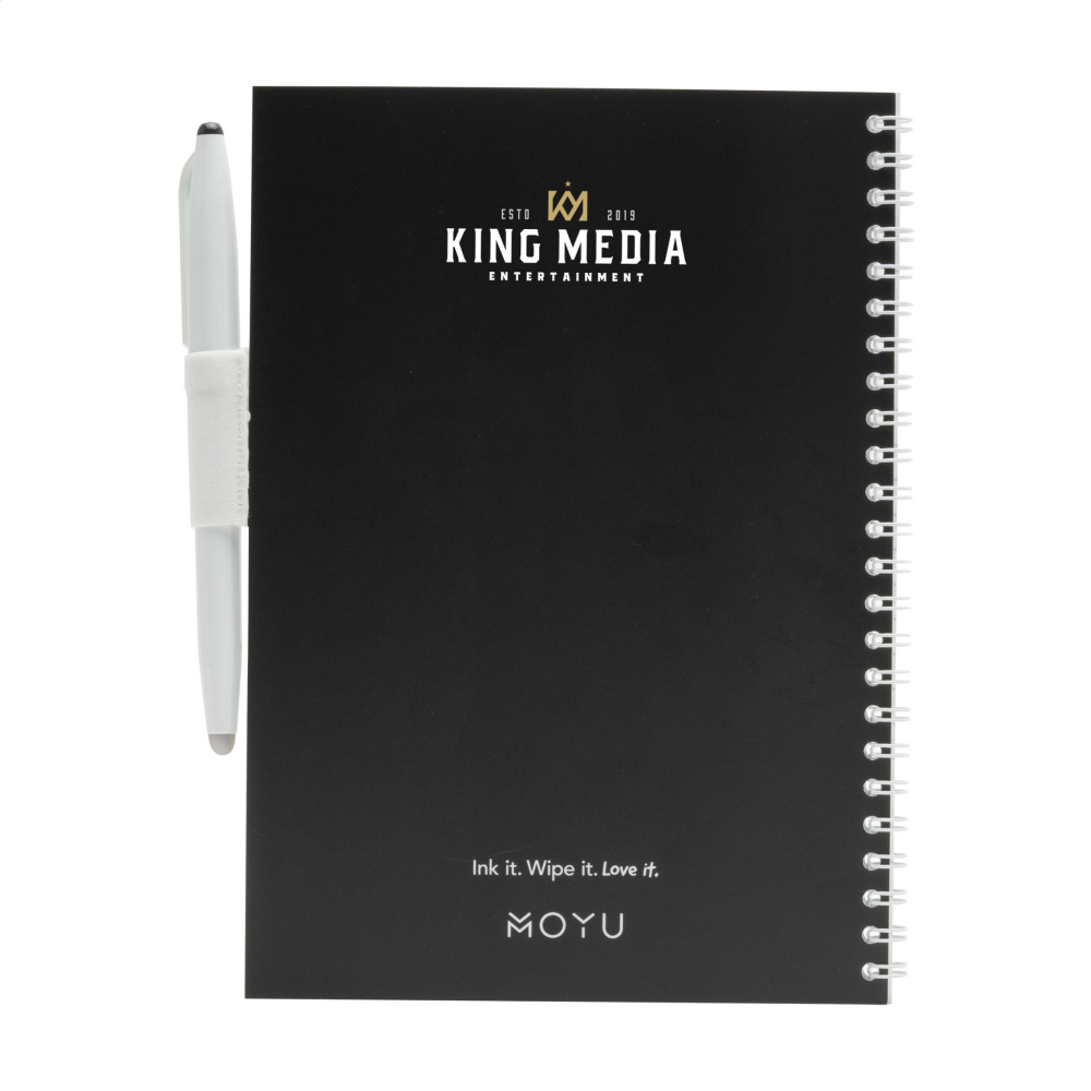 Logo trade promotional gifts picture of: MOYU Erasable Stone Paper Notebook SoftCover 18 pages