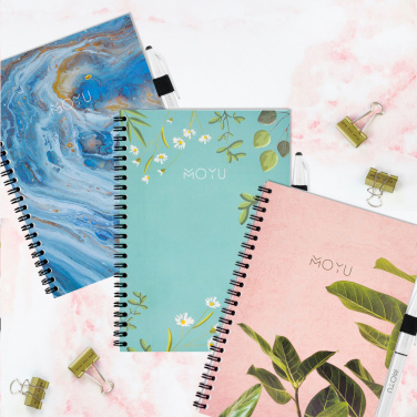 Logo trade promotional merchandise image of: MOYU Erasable Stone Paper Notebook Custom SoftCover