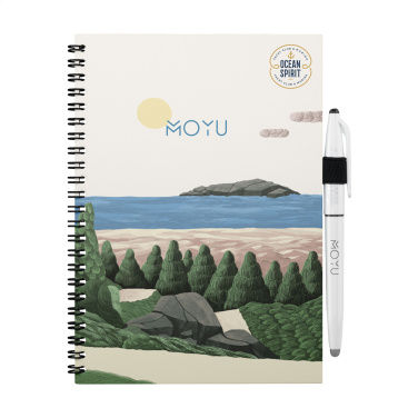 Logo trade promotional products picture of: MOYU Erasable Stone Paper Notebook Custom SoftCover