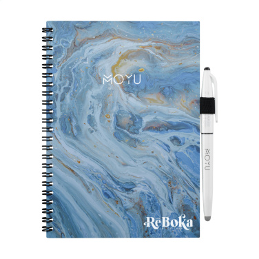 Logotrade corporate gift image of: MOYU Erasable Stone Paper Notebook Custom SoftCover