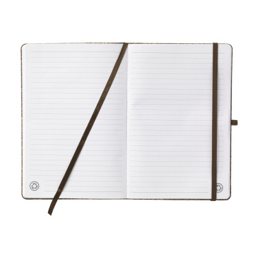 Logo trade promotional items image of: CoffeeGround Cork Paper Notebook A5