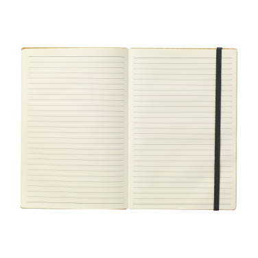 Logo trade promotional merchandise image of: Bamboo Journal Naked Spine Paper Notebook A5