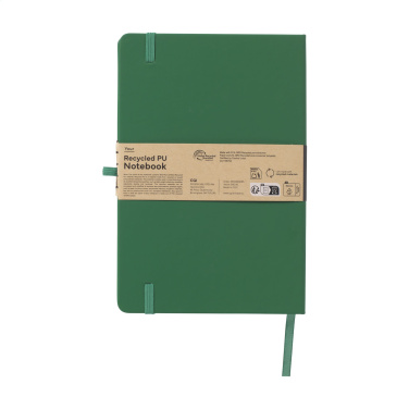 Logotrade promotional merchandise photo of: Recycled GRS PU Paper Notebook A5