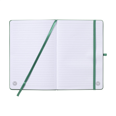 Logo trade promotional products picture of: Recycled GRS PU Paper Notebook A5