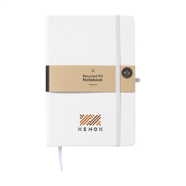 Logotrade promotional merchandise photo of: Recycled GRS PU Paper Notebook A5