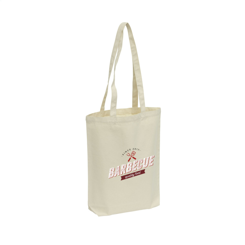 Logo trade promotional gifts image of: Canvas ShoppyBag long handles (270 g/m²)