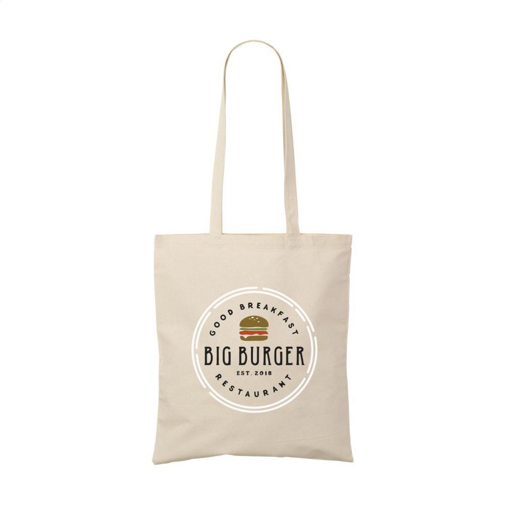 Logo trade promotional merchandise picture of: ShoppyBag (180 g/m²) long handles cotton bag