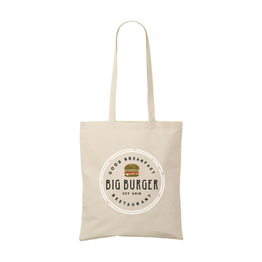 Logo trade corporate gifts picture of: ShoppyBag (180 g/m²) long handles cotton bag