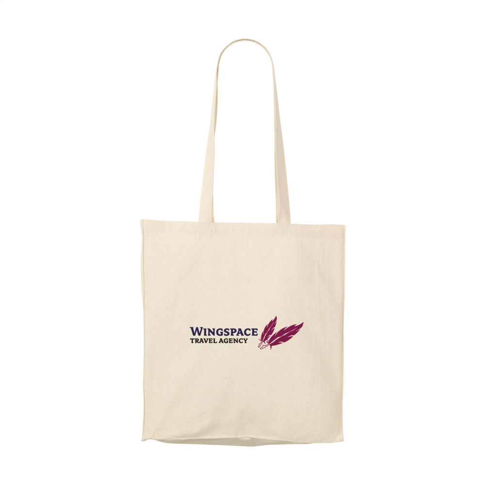 Logo trade promotional gifts picture of: Natural Square Bag (165 g/m²) cotton bag