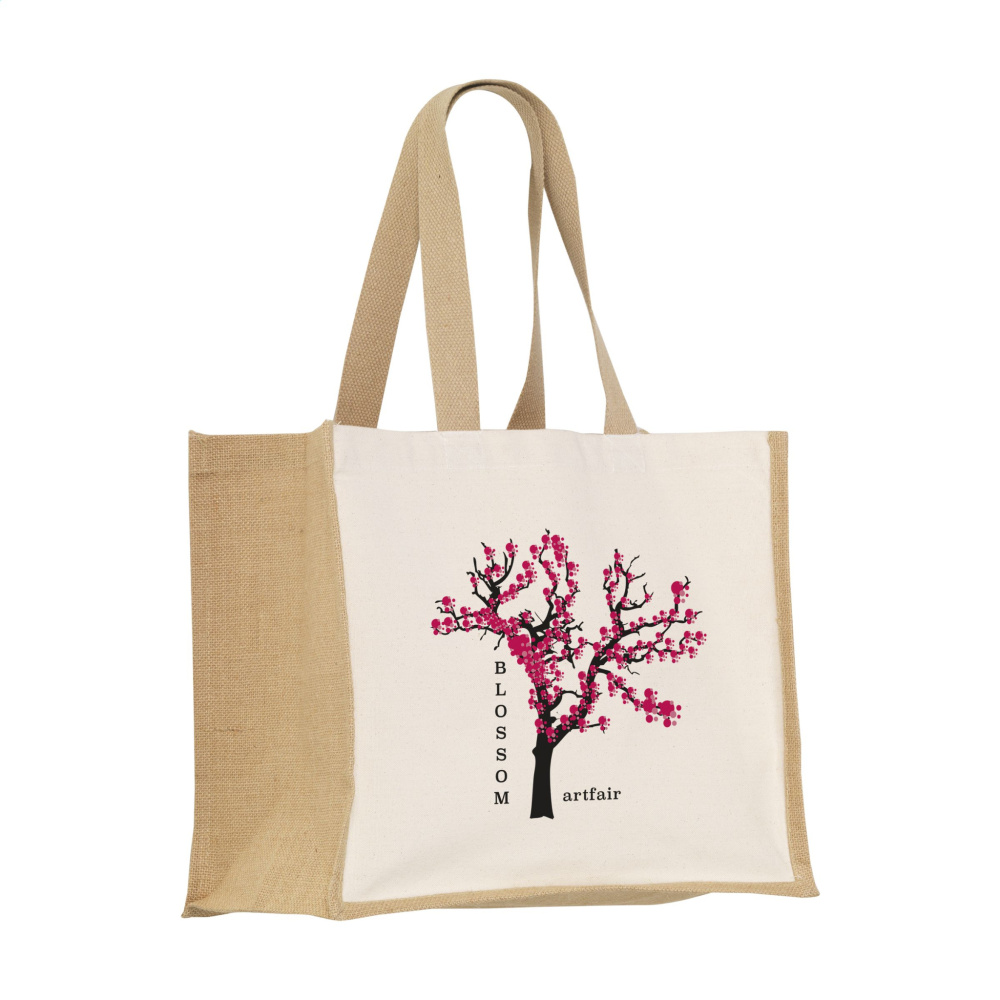 Logo trade promotional items picture of: Jute Canvas Shopper (320 g/m²) bag