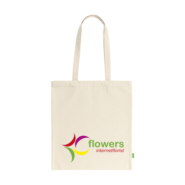 Logo trade promotional gifts image of: Organic Canvas GOTS Shopper (320 g/m²)