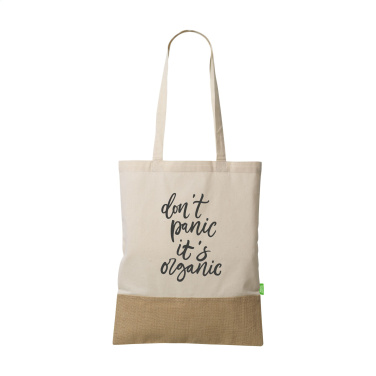 Logotrade promotional giveaways photo of: Combi Organic Shopper (160 g/m²) bag