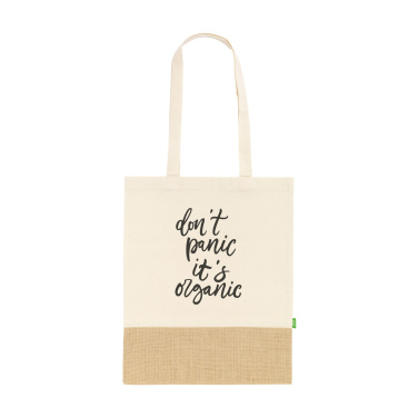 Logo trade promotional product photo of: Combi Organic Shopper (160 g/m²) bag