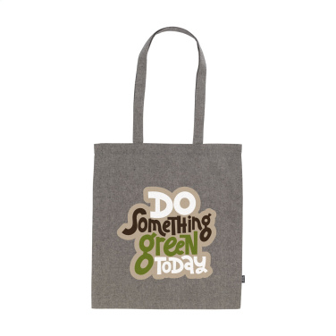 Logo trade business gifts image of: GRS Recycled Cotton Shopper (180 g/m²) bag