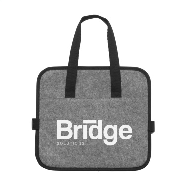 Logo trade promotional items picture of: Trunk GRS RPET Felt Organiser Cooler bag