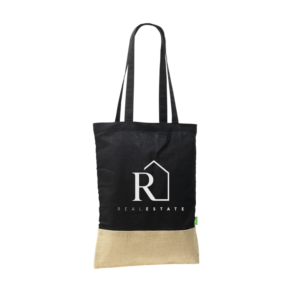 Logotrade promotional merchandise image of: Combi Organic Shopper (160 g/m²) bag